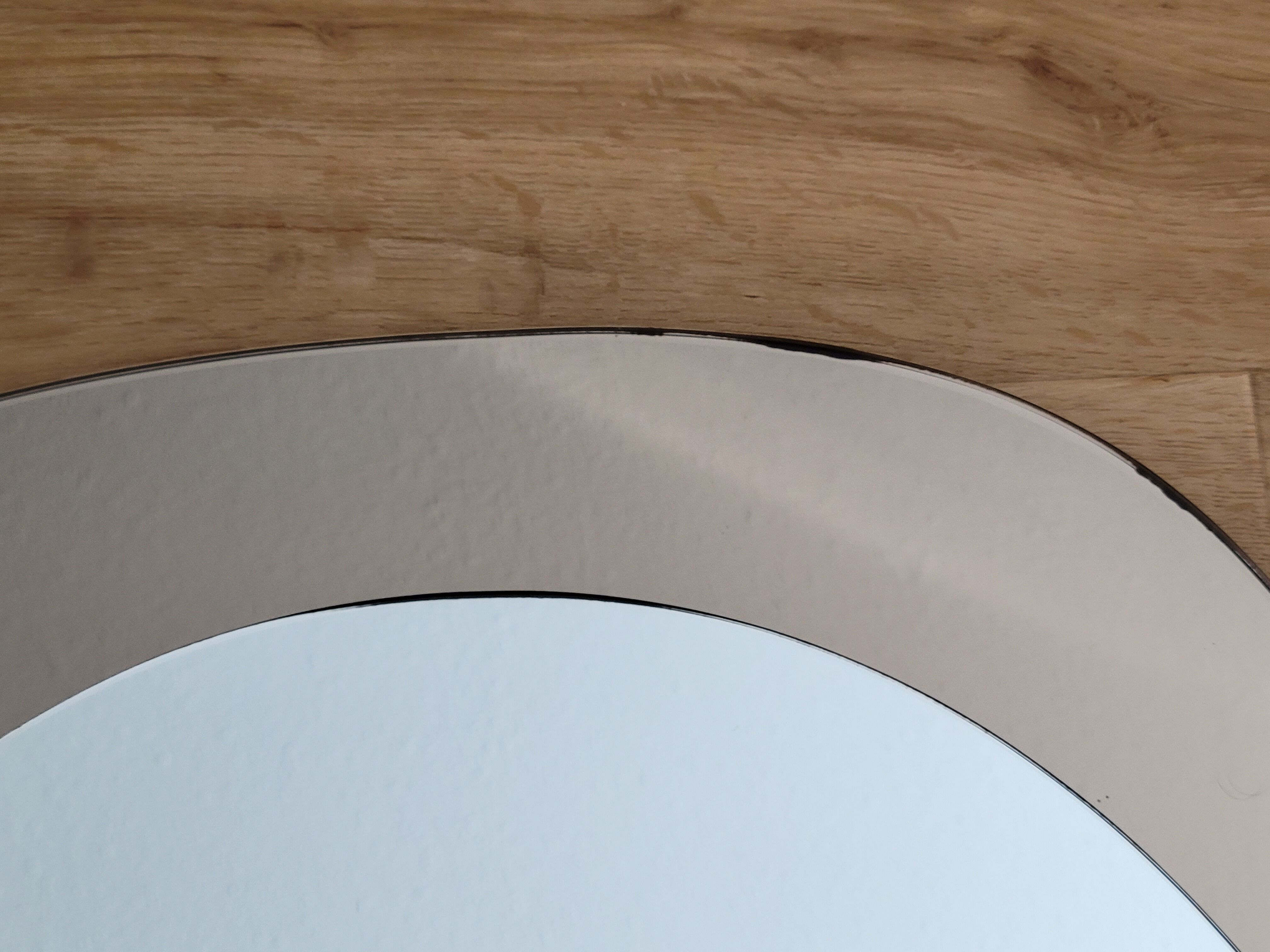 Two-tone wall mirror vintage design Italy
