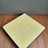 Dessous de plat épais formica jaune moucheté