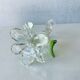 Glass bird candle holder