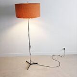 staff orange & chrome floor lamp 1960's