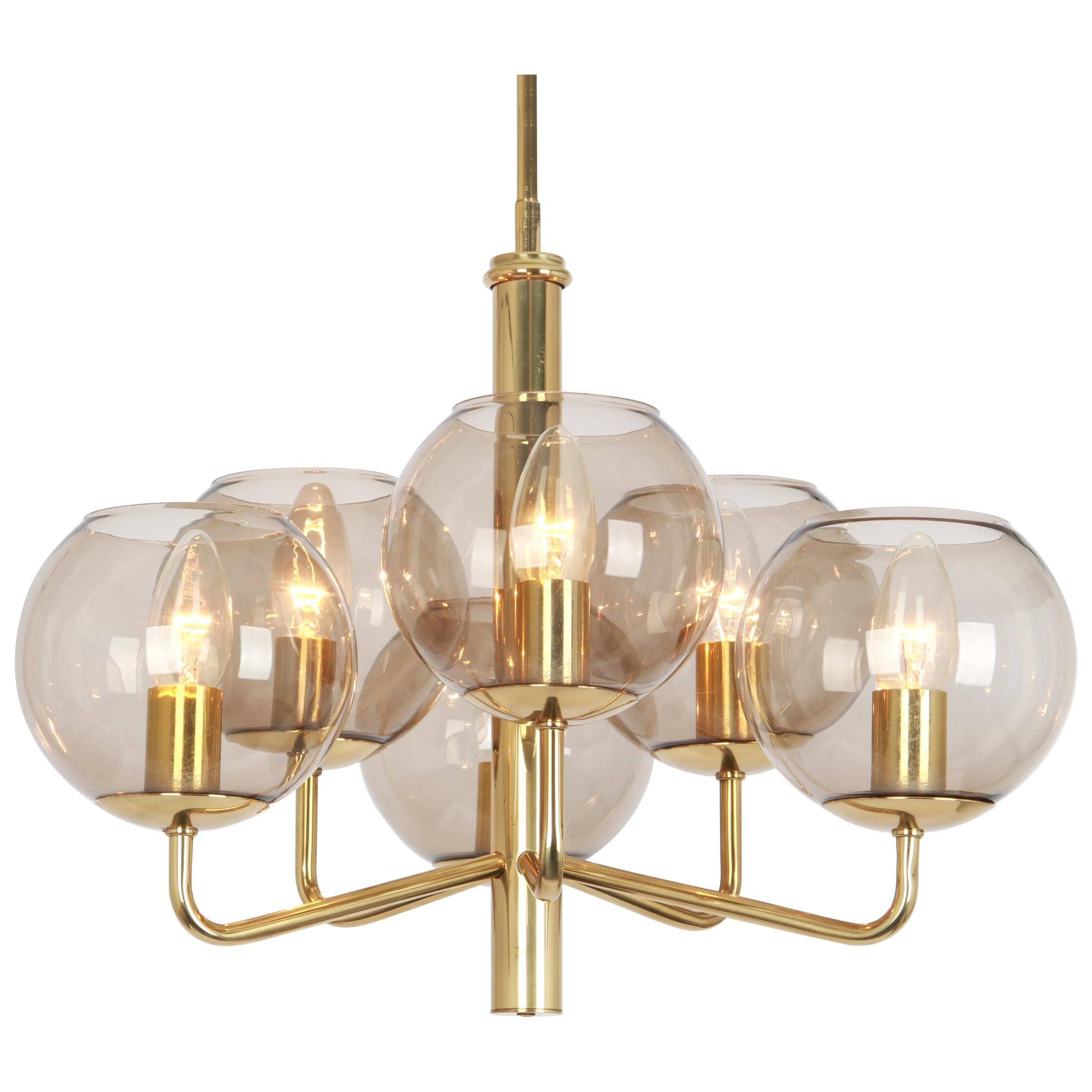 Petite suspension de designer style Sciolari, années 1960
