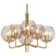 Petite suspension de designer style Sciolari, années 1960