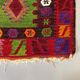 Small Vintage Turkish Kilim 172x92 cm Wool Kelim Rug Red Black Pink Blue Green