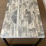 French Ceramic Coffee Table.