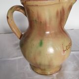 Painted sandstone pitcher