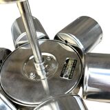 Sputnik chandelier, Kamenicky Senov, Czechoslovakia, 1970s.