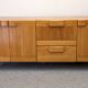 Solid elm sideboard, Maison Regain, France, circa 1970