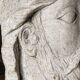 Ancienne tête de Christ de Vézelay en pierre reconstituée