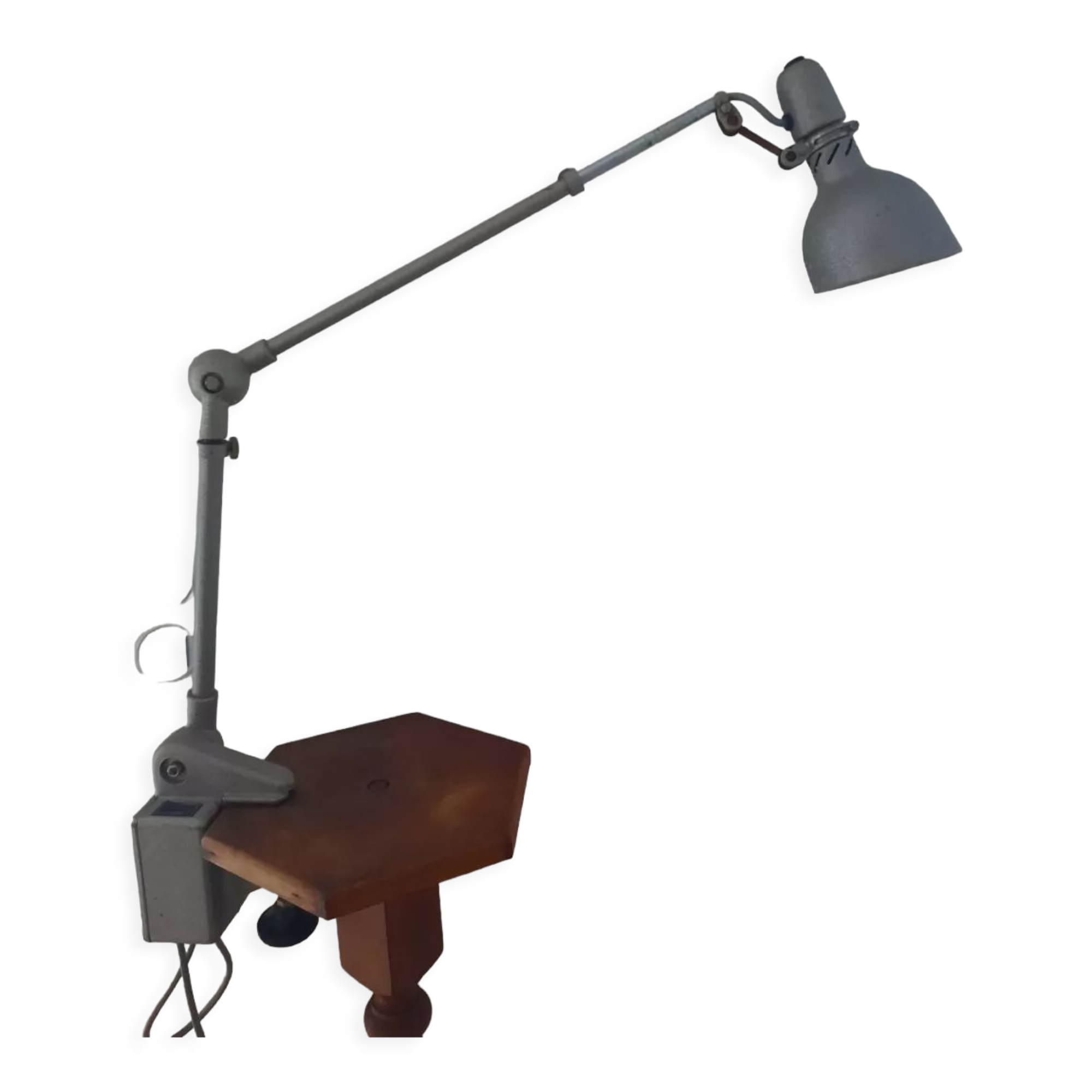 Antique workshop lamp