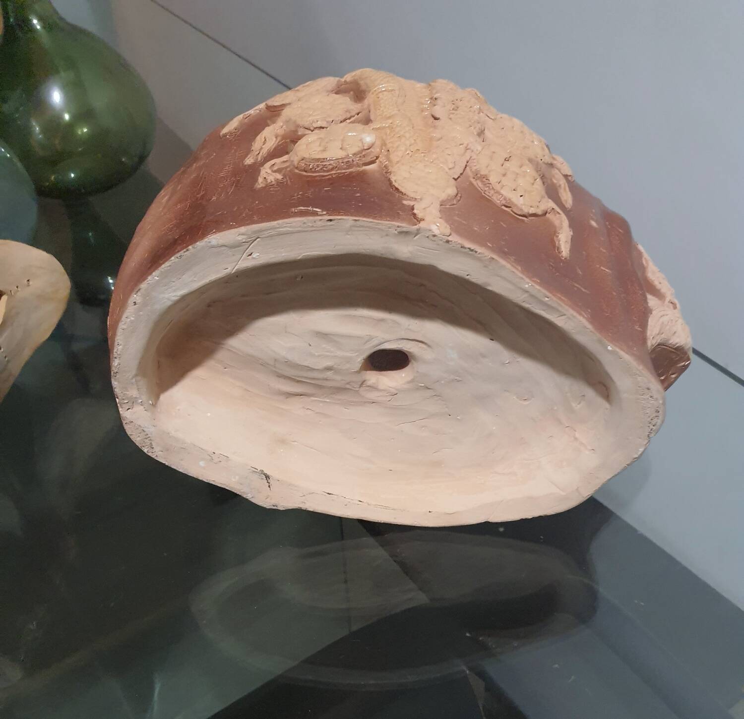 Set of 2 oriental ceramic pots