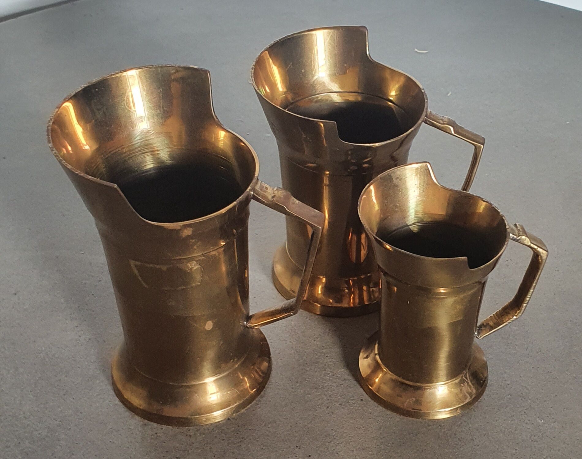 Brass pitchers