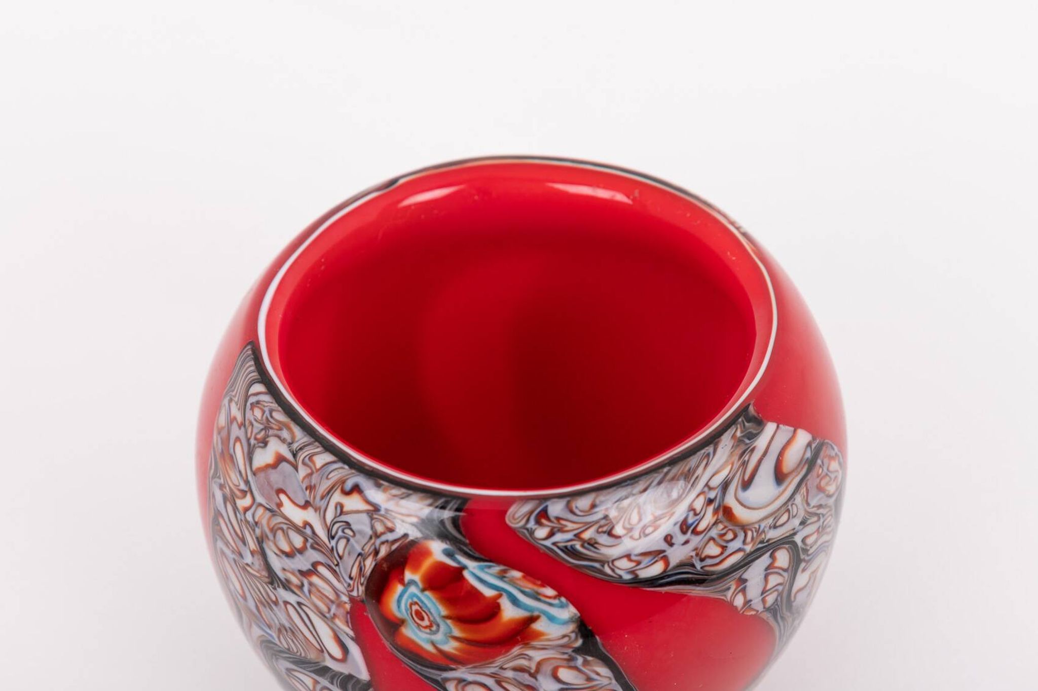 Magnifique coupe en verre de Murano, Italie, années 1980