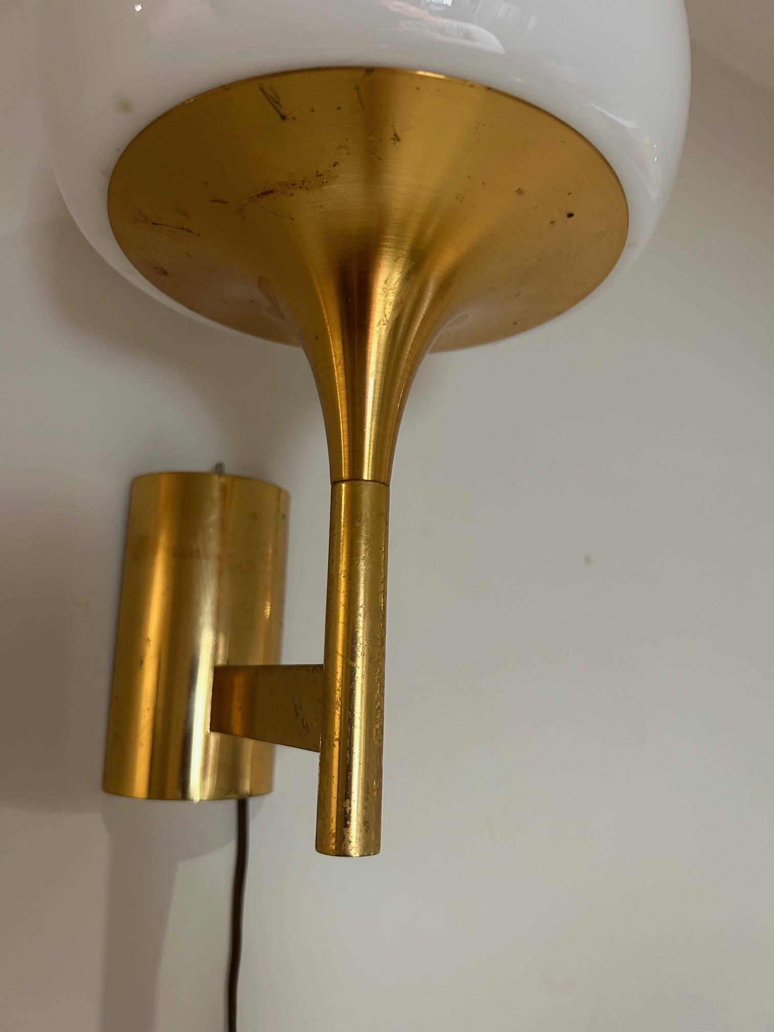 Brass wall lamp Sciolari