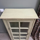 Small patinated display cabinet