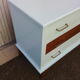 Vintage chest of drawers compass feet 1950