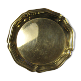 Silver metal saucer Christofle