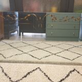 Miroir eglomisé art déco 180×72