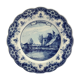 Former delft plat printemps heineken 1990 ceramics white - vintage blue