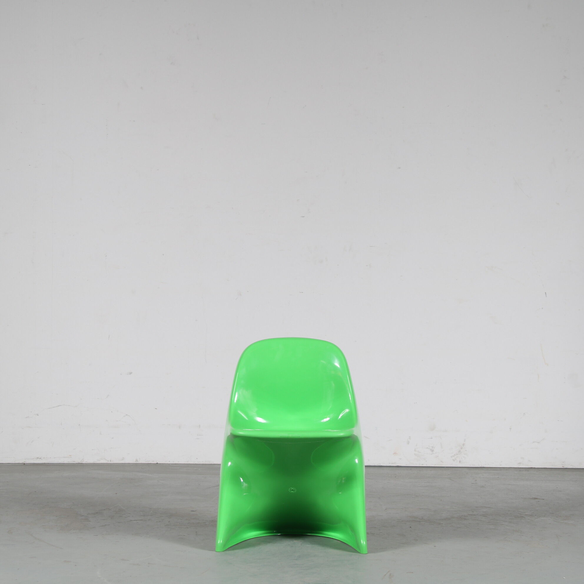 2000s Green “Casalino” children chair by Alexander Begge for Casala, Germany