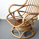 Bamboo rattan armchair