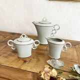 Service cafetière, sucrier et crémier en céramique ALP Czechoslovakia, anné