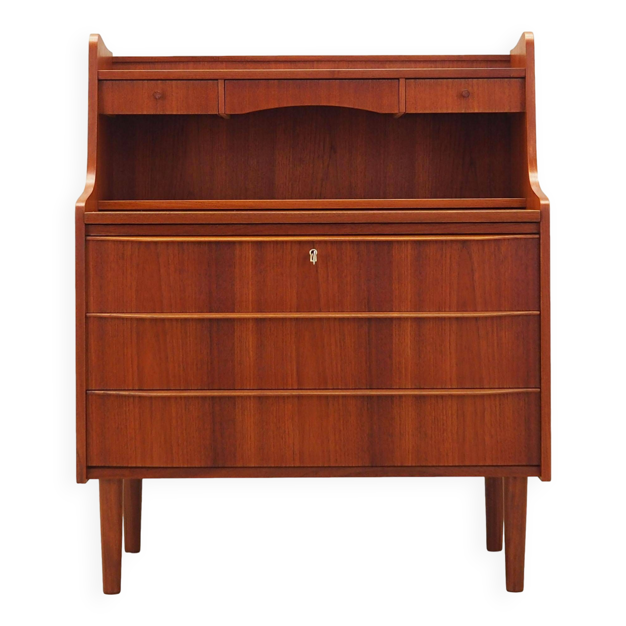 Teak secretary, Danish design, 1970s, production: Denmark
