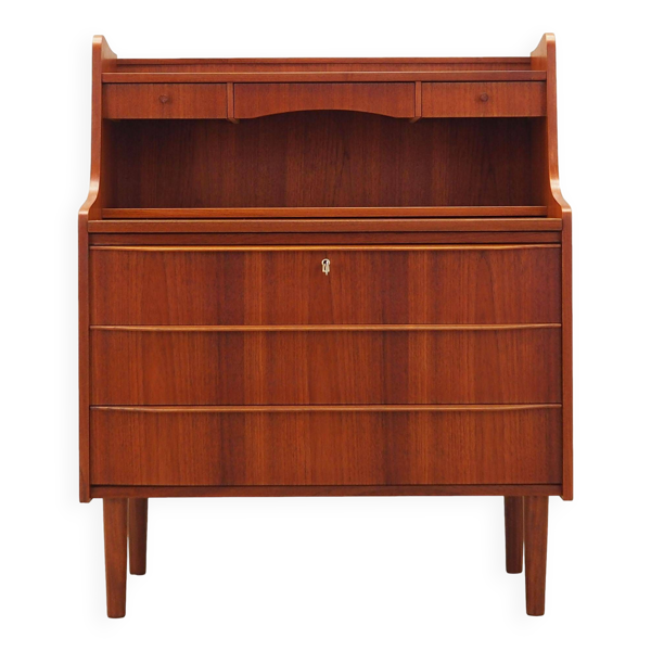 Secrétaire en teck, design danois, années 1970, production : Danemark