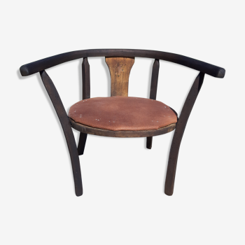 Fauteuil de poupée des années 30 bois