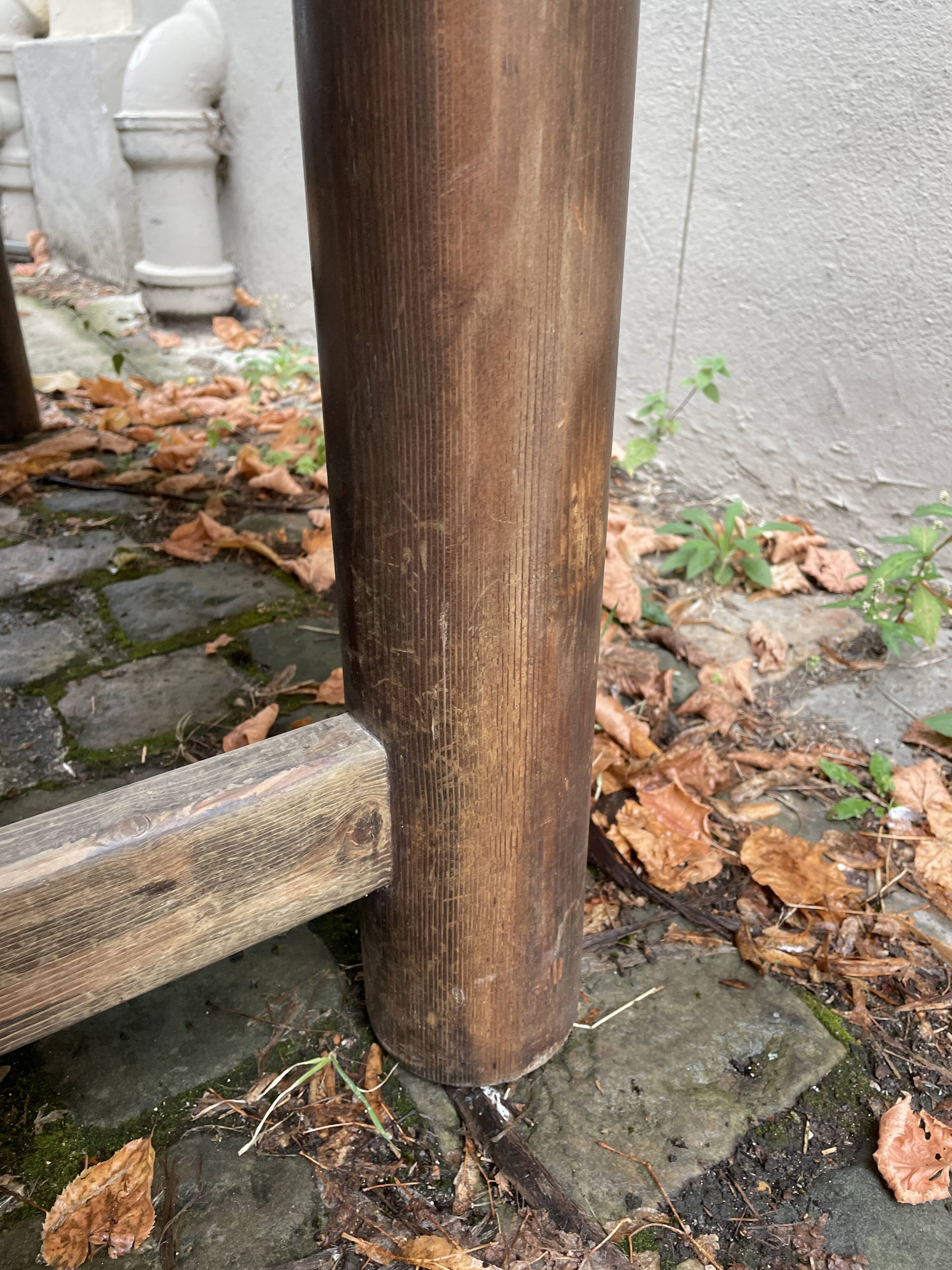 Rustic farmhouse table