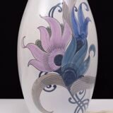 Pair Large Ceramic Table lamps Schoonhoven Plateel 1970s