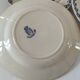 Trio of Gien soup plates – Chardon model in navy blue
