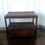 Rattan support cabinet 1960s