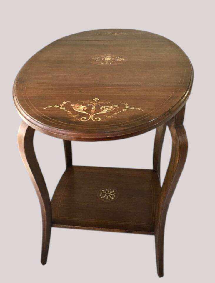 Art Deco marquetry tea table 1930