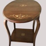 Table à thé marquetée art déco 1930