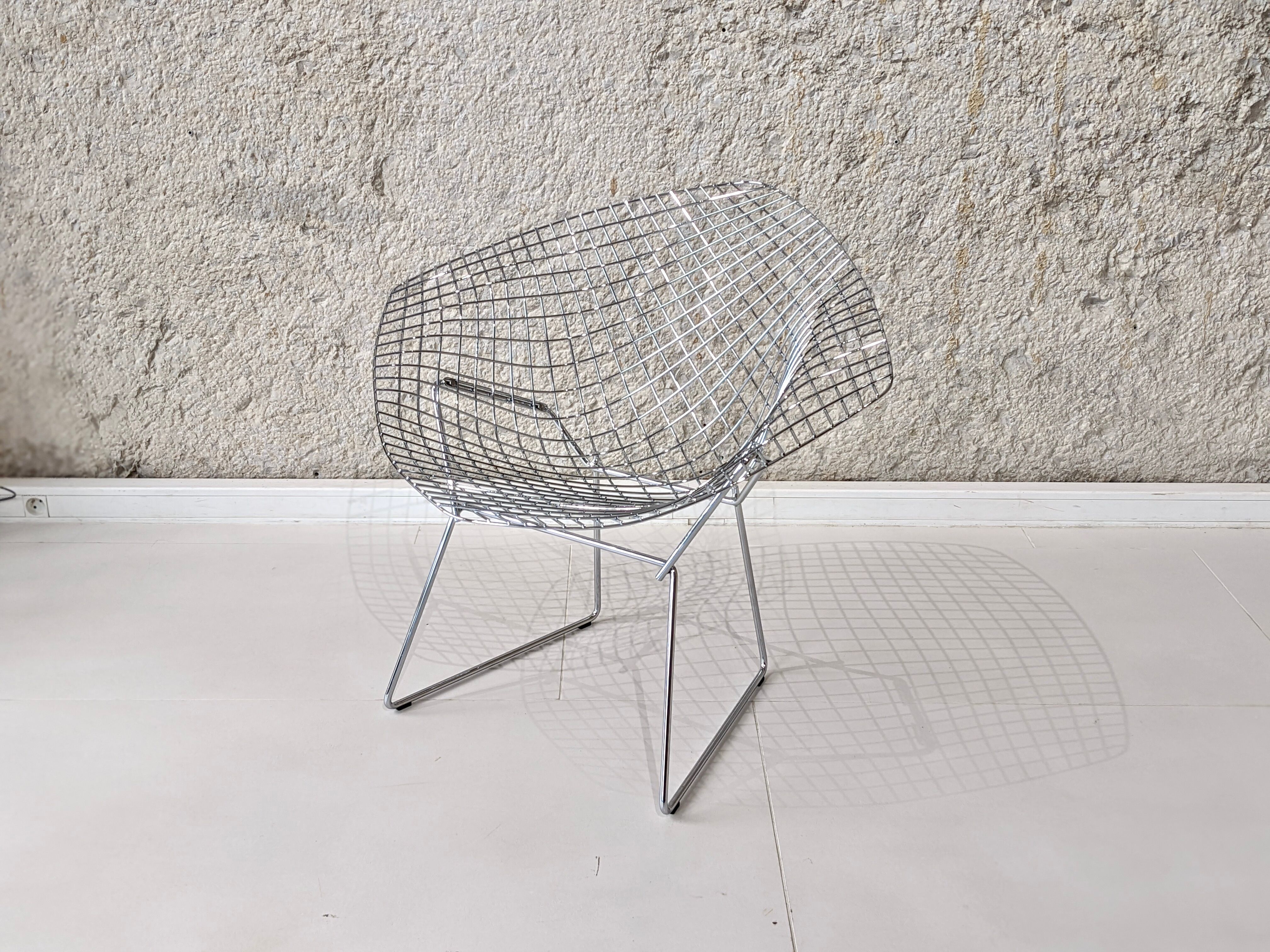 "Diamond" armchair by Harry Bertoia for Knoll.