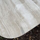 Travertine coffee table