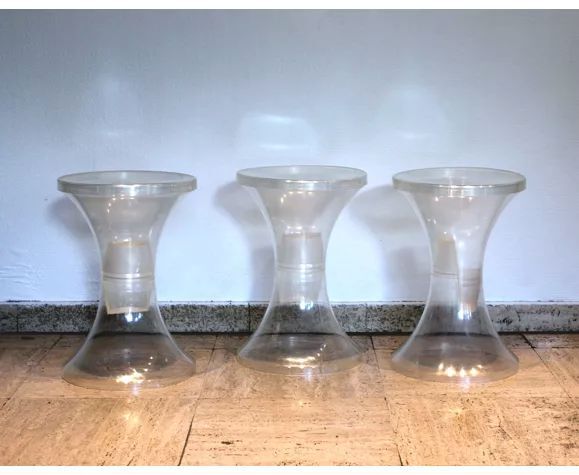 TamTam Krystal stool by Henry Massonnet