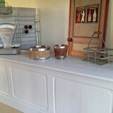 Comptoir d'épicerie 245 cm fin XIXème