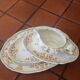 Set of 7 service pieces Moustiers - Ollérys - Painted ceramic
