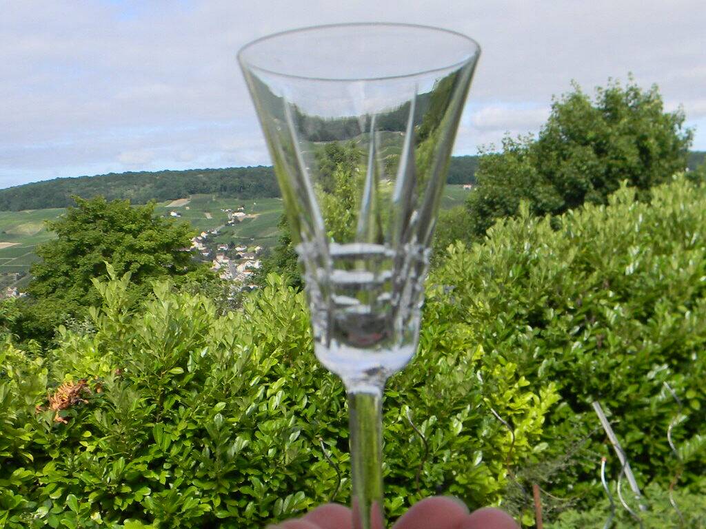 Set of 10 VILLEROY ET BOCH crystal liqueur glasses. Concorde model.