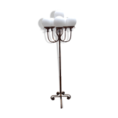 Lampadaire vintage en métal doré années 70
