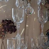 Crystal footed glasses