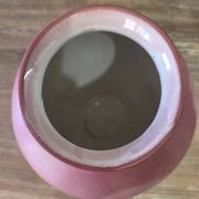 Round vase West Germany 650-21 Scheurich powder pink vintage 70s