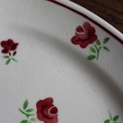 Ravier fleurs rouges Mireille Bandonviller Art Deco