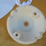 White opaline suspension complete with claw wire, socket and ceiling light