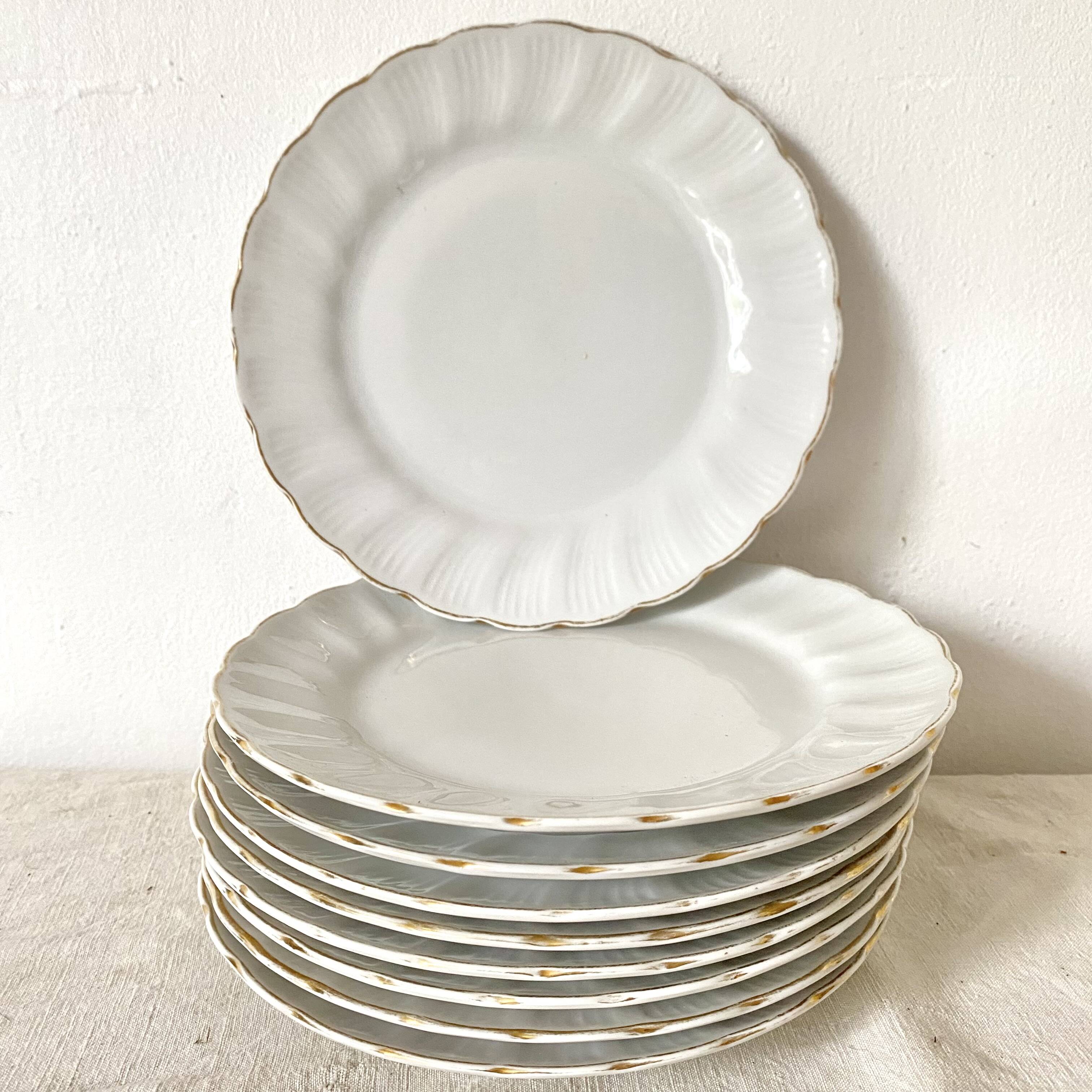 Bavaria Winterling Porcelain Dessert Plates