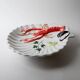 Vintage ceramic serving dish from the 1980s, hand-painted lobster design.