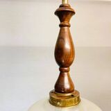 Lampe en verre d'art violet dans le style de Mazzega, années 1960