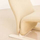 F780 "Concorde" cream armchair by Pierre Paulin for Artifort 80's