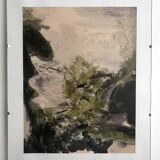 ZAO Wou-Ki, Untitled, 1971 (Agerup 211). Original lithograph